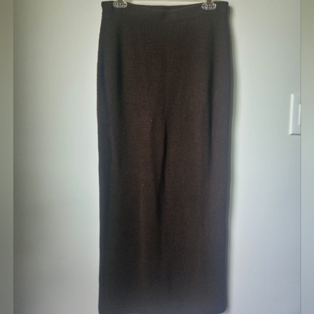 Brown Sweater Skirt by Ralph Lauren Sz Sm
